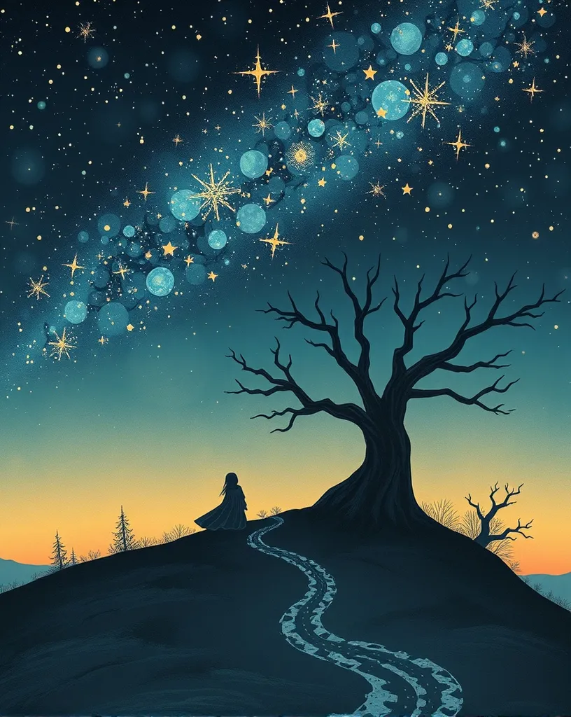 night full stars - Free AI Photo Generator - starryai