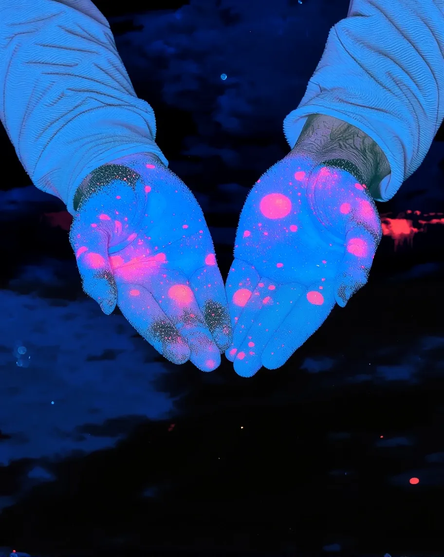 Hands made galaxies holding - Free AI Photo Generator - starryai