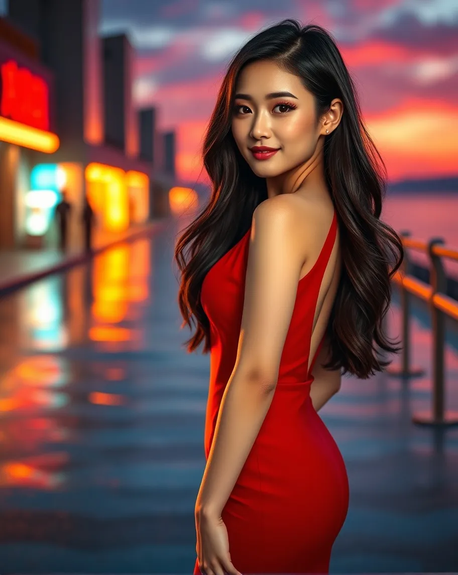 A breathtakingly beautiful young - Free AI Photo Generator - starryai