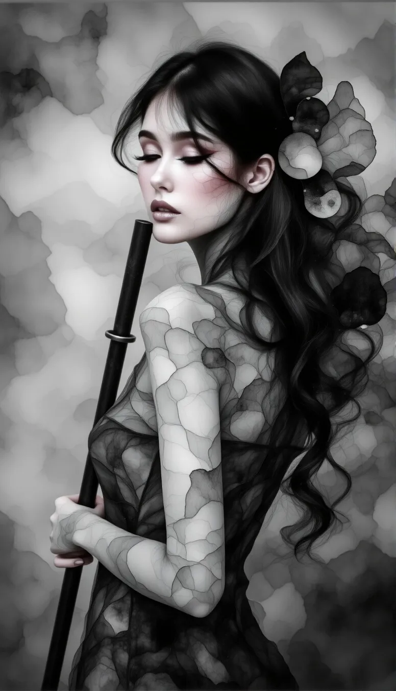Angsty Look Modern, gothic, emo,