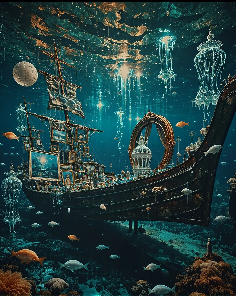A mesmerizing underwater scene on - Free AI Photo Generator - starryai