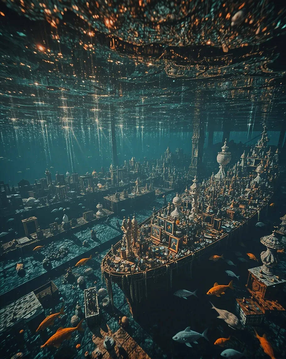 A mesmerizing underwater scene on - Free AI Photo Generator - starryai
