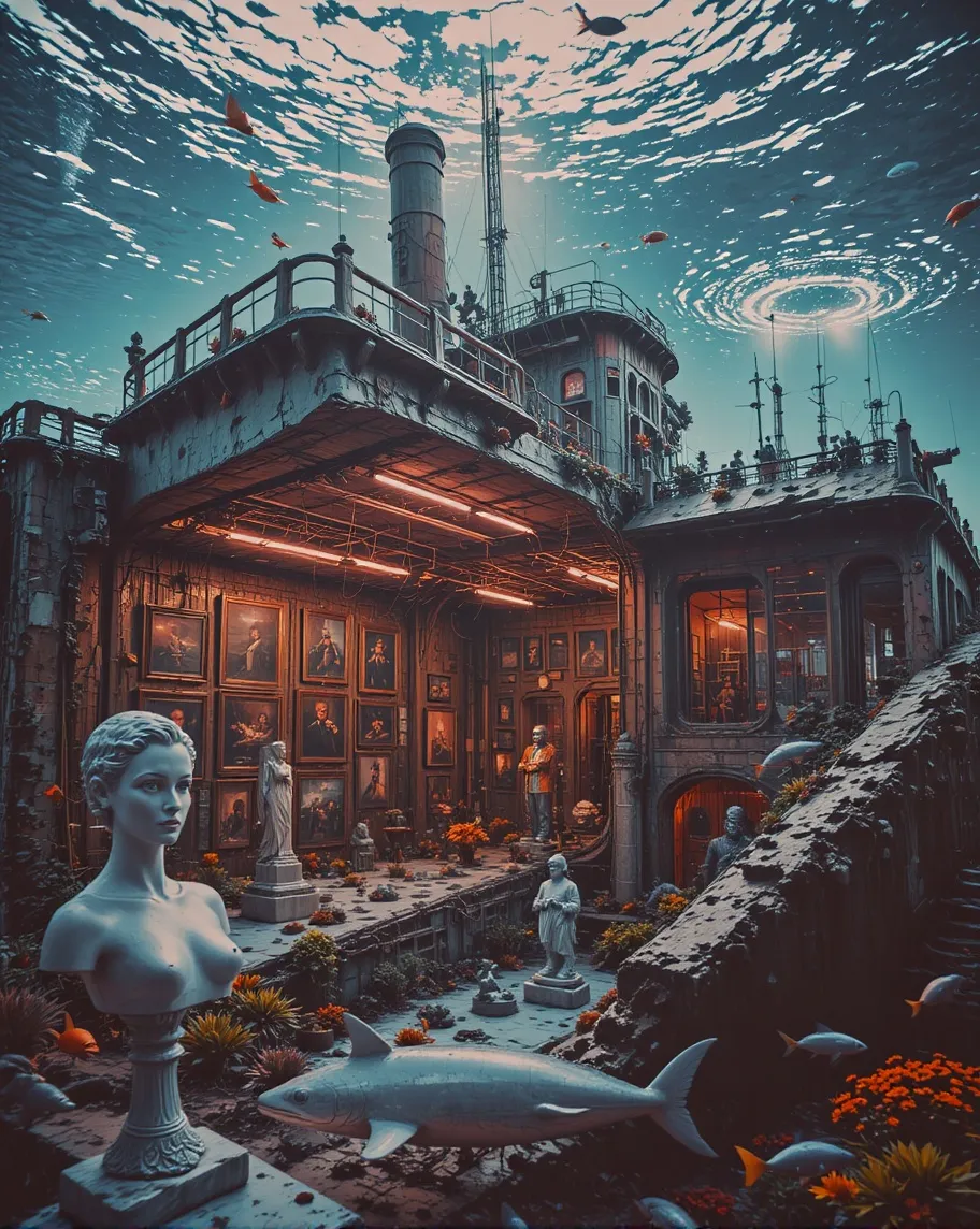 A mesmerizing underwater scene on - Free AI Photo Generator - starryai