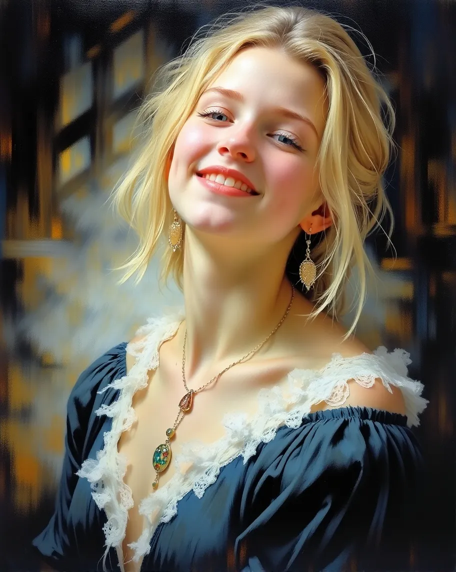 Portrait extremely beautiful Era - Free AI Photo Generator - starryai