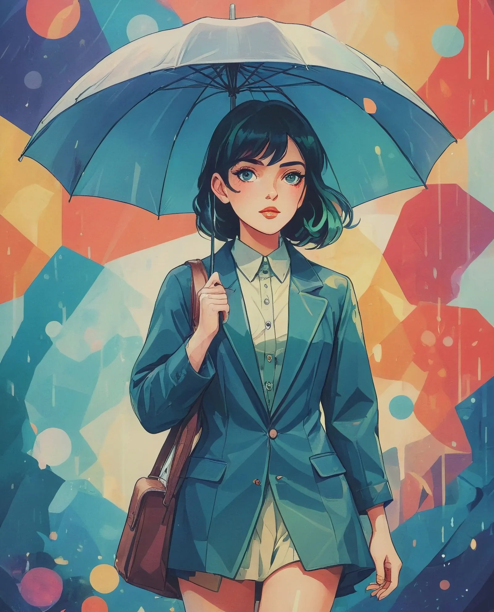 abstract rainy - Free AI Photo Generator - starryai
