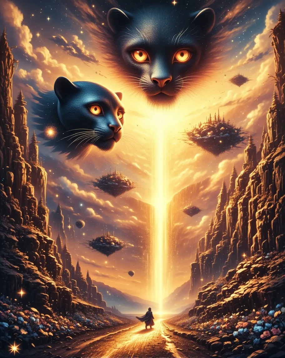 A surreal cosmic image depicting - Free AI Photo Generator - starryai