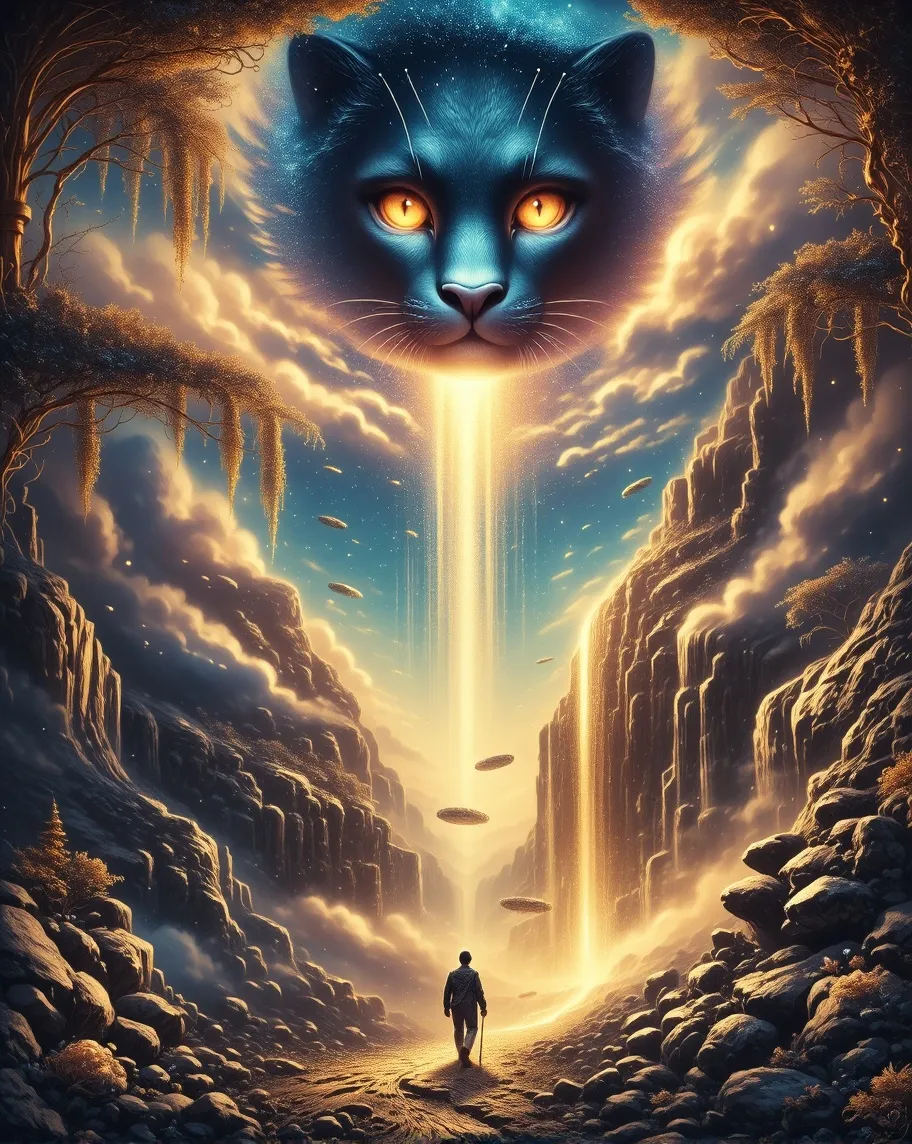 A surreal cosmic image depicting - Free AI Photo Generator - starryai