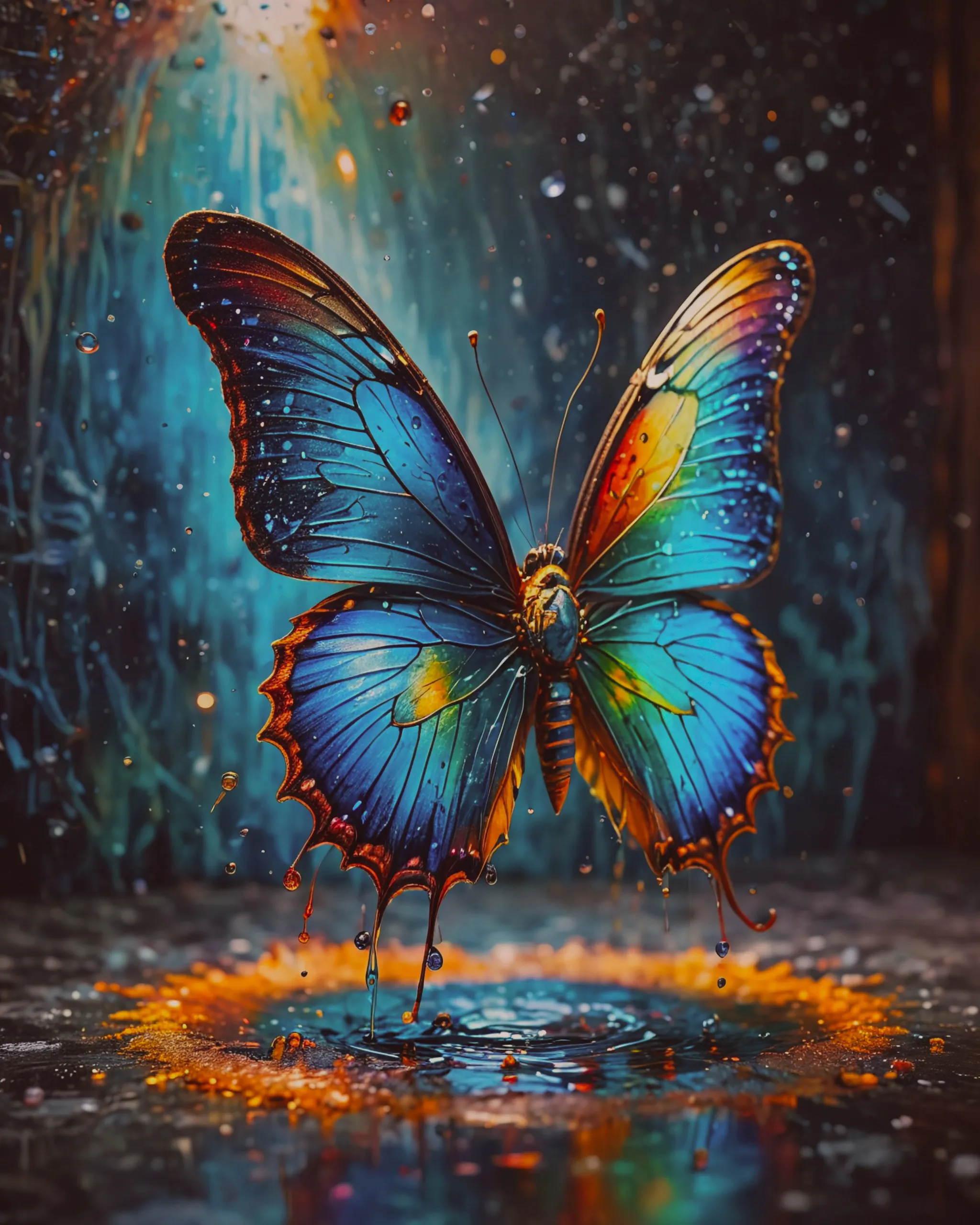 A beautiful Rainbow inspired on - Free AI Photo Generator - starryai