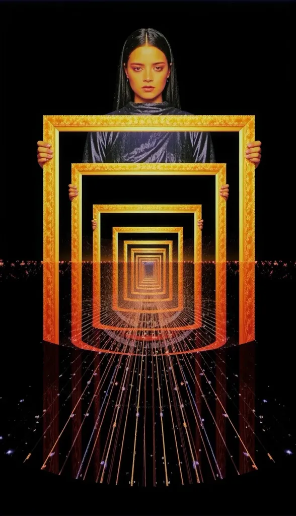 A surreal recursive visual a a - Free AI Photo Generator - starryai