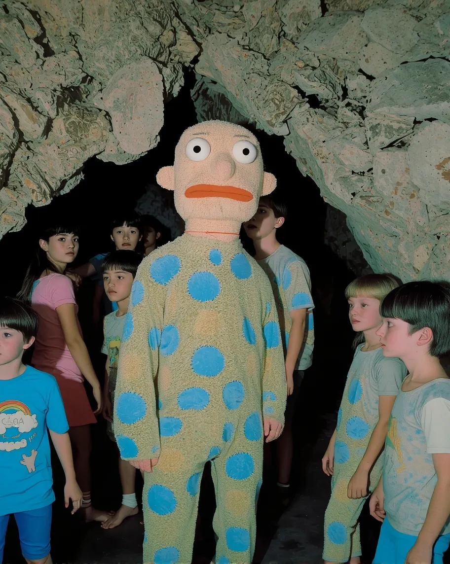 A gruff homeless looking puppet - Free AI Photo Generator - starryai