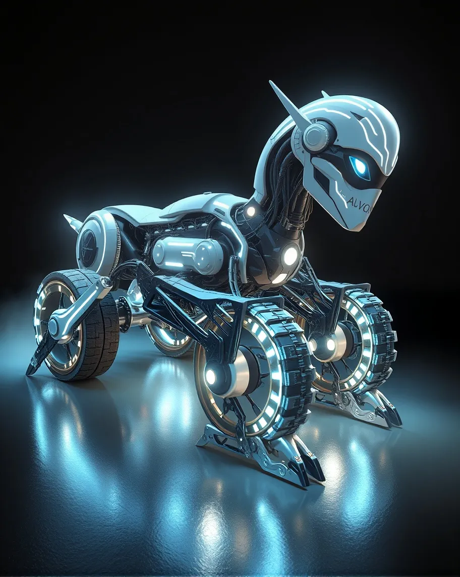 biomechanical, animal machine - Free AI Photo Generator - starryai