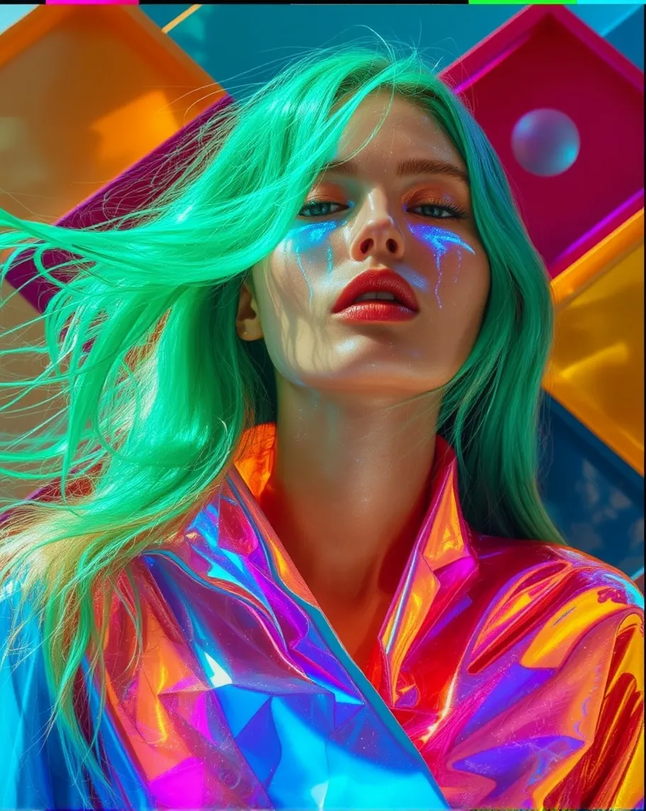 digital painting a woman flowing - Free AI Photo Generator - starryai