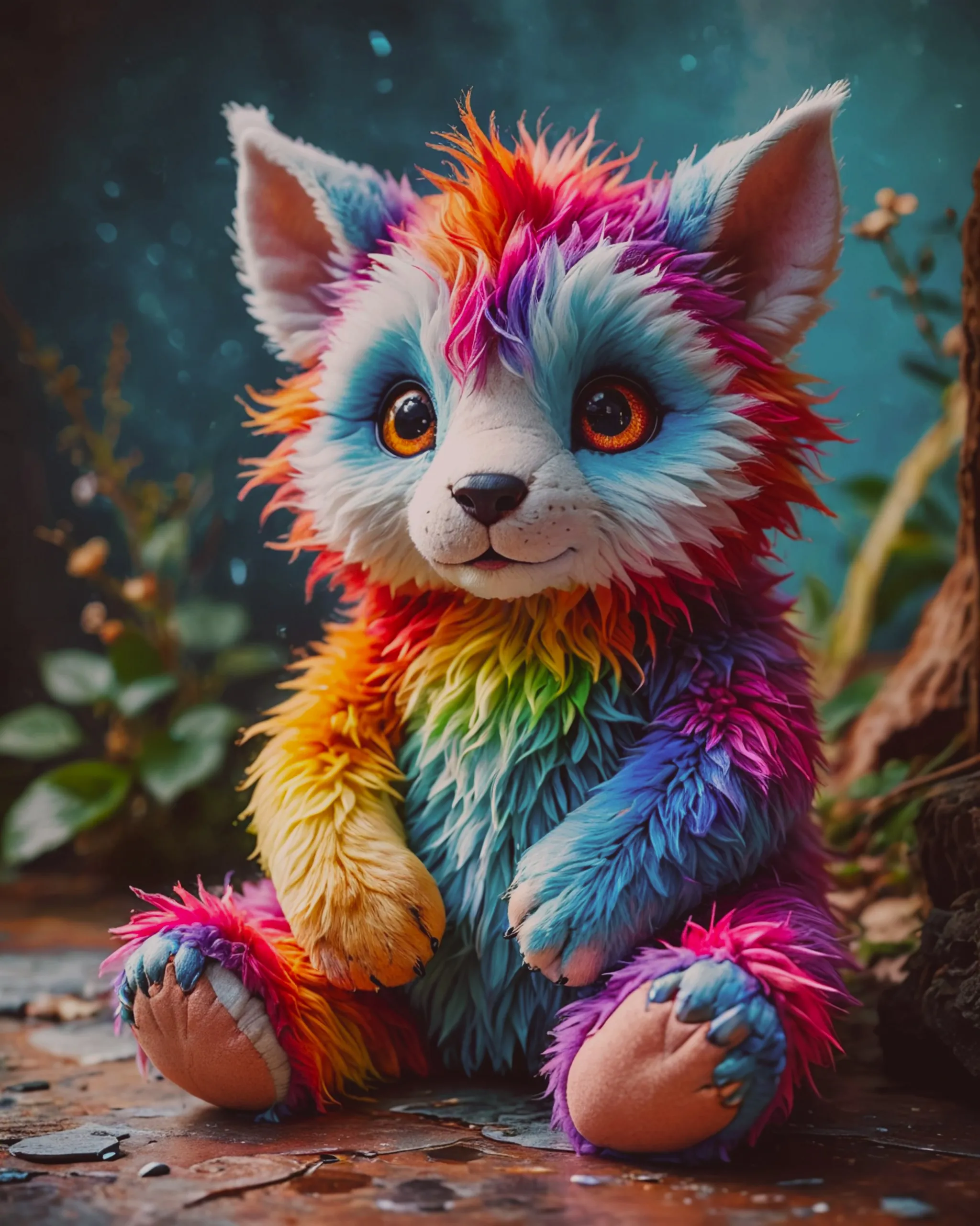 Random Stuffed Animal Generator Plush animal - Free AI Photo Generator - starryai