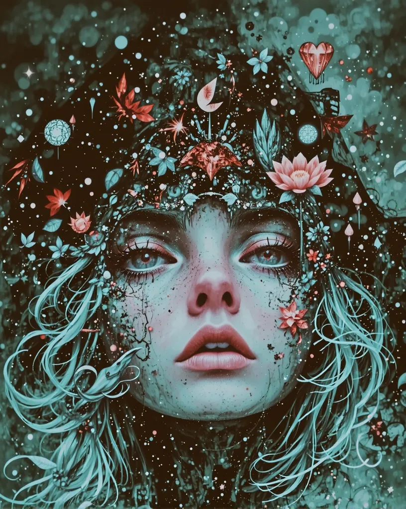 She was Hauntingly beautiful - Free AI Photo Generator - starryai