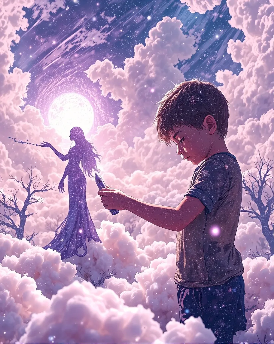 a whimsical realm where sky a a - Free AI Photo Generator - starryai