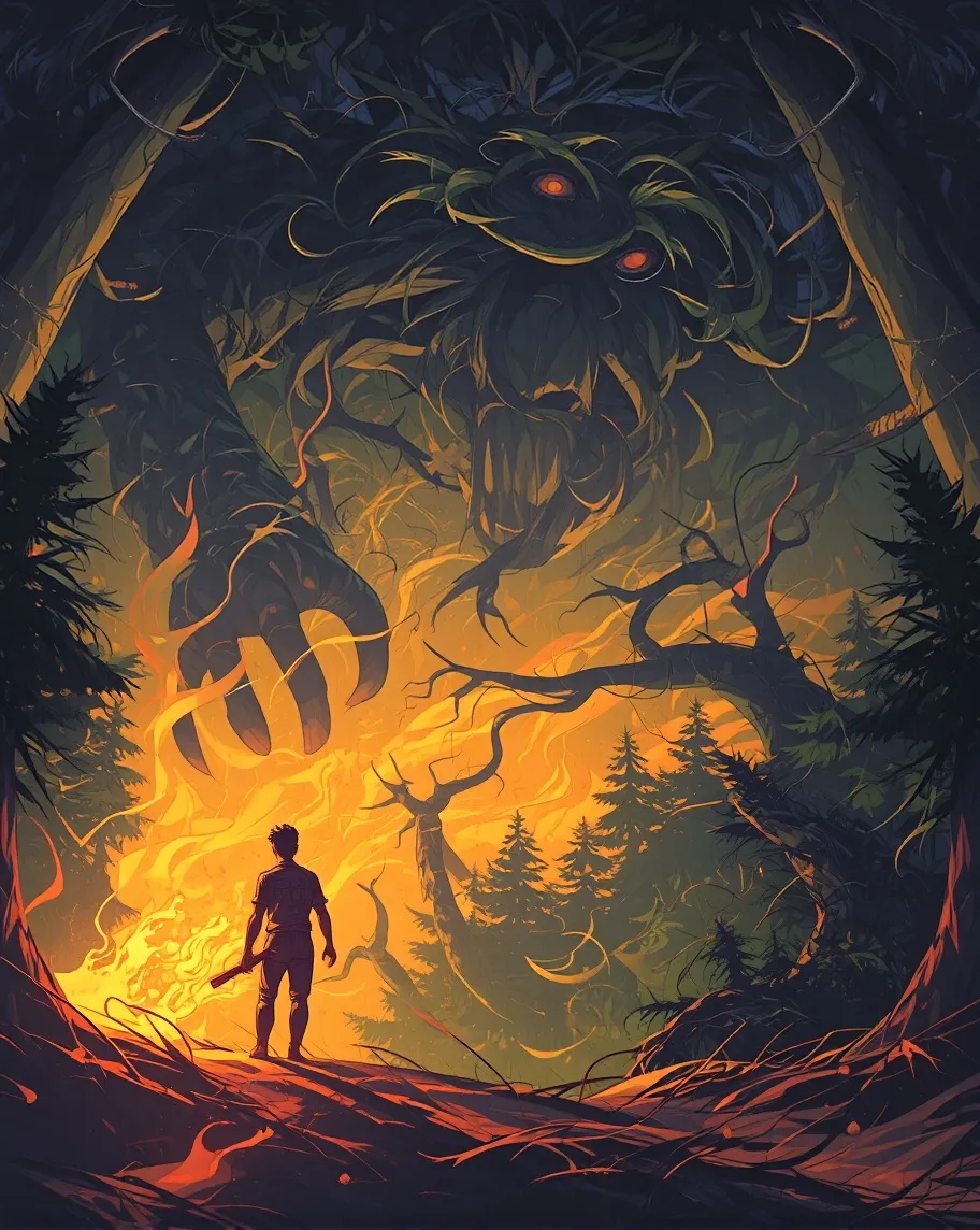 Giant humanoid monster bursting - Free AI Photo Generator - starryai
