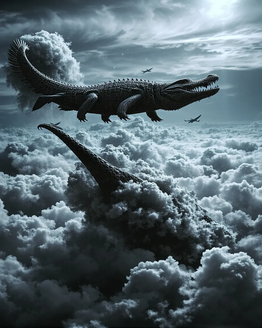 "A fantastical scene: a dark sky - Free AI Photo Generator - starryai