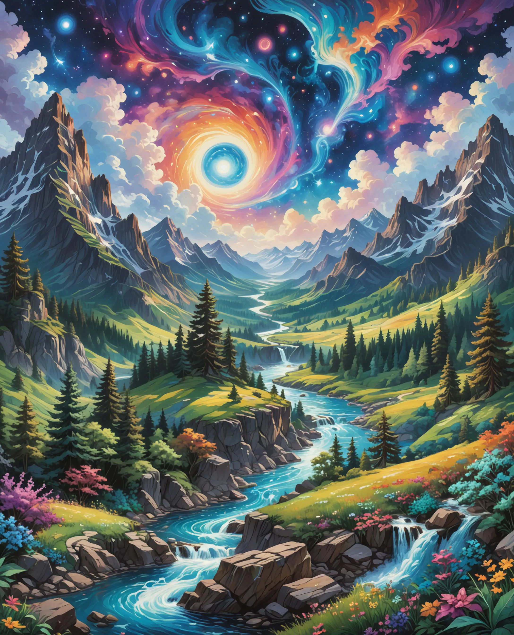 fantasy world filled whimsical - Free AI Photo Generator - starryai