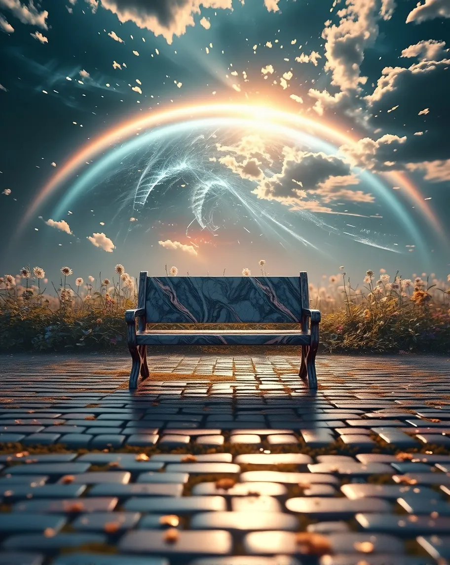 A heavenly rainbow background a - Free AI Photo Generator - starryai
