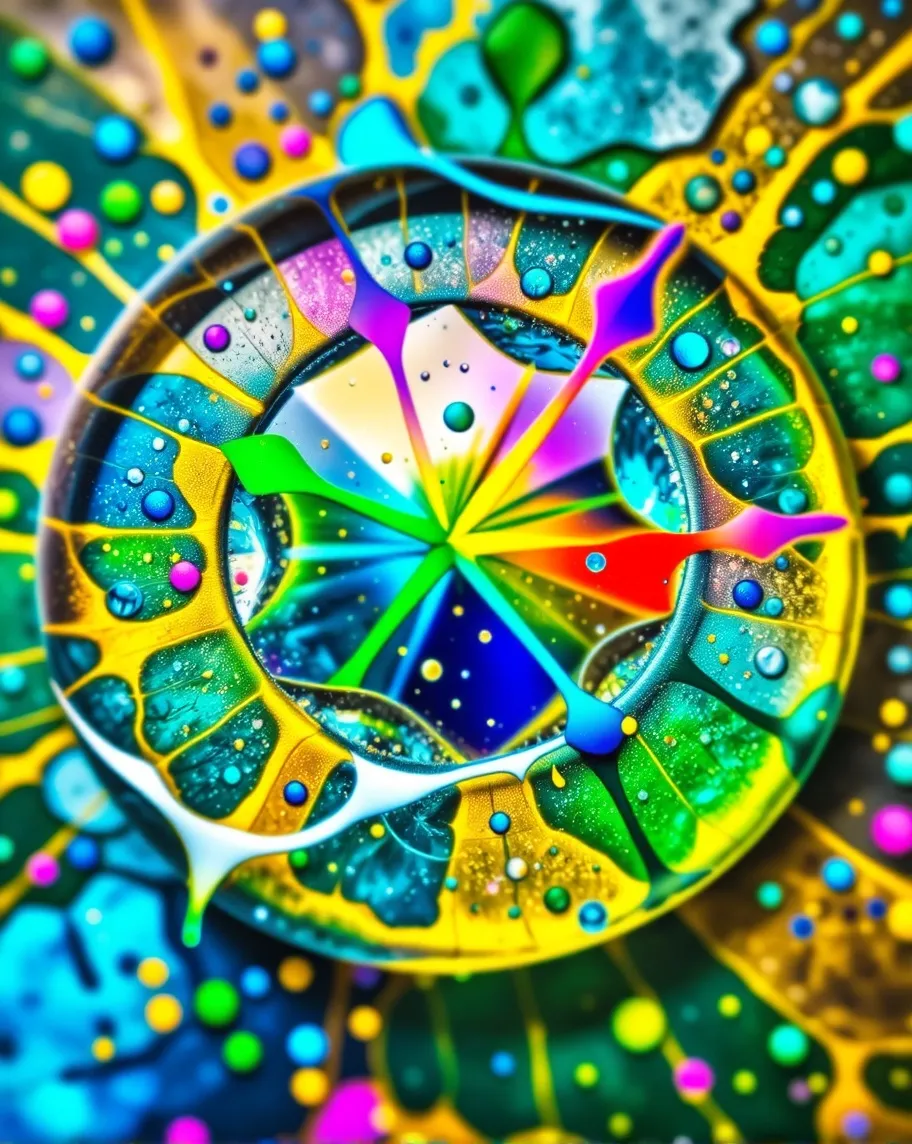 Bright, vibrant splashed if full - Free AI Photo Generator - starryai