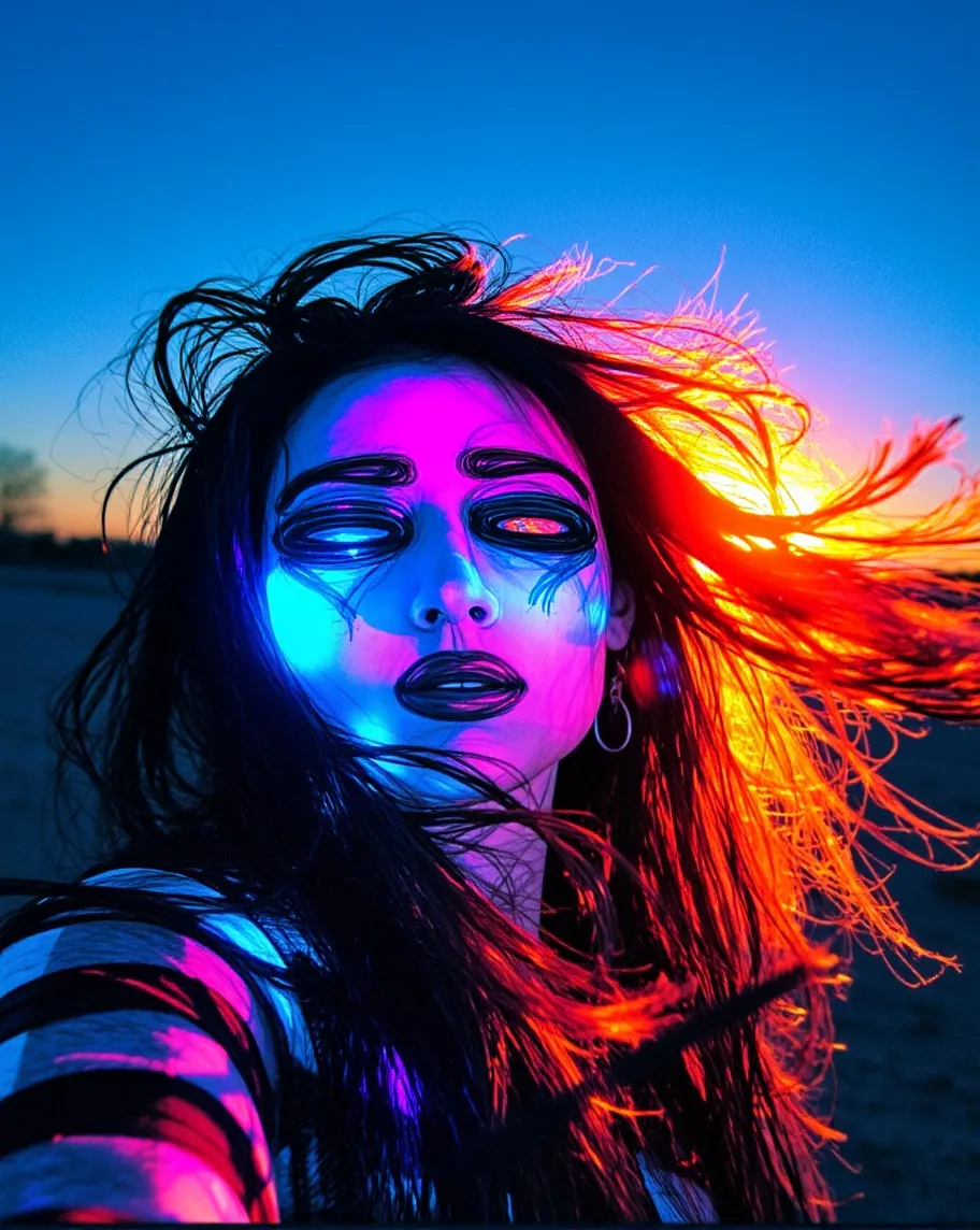 A galaxy colors glowing what is. - Free AI Photo Generator - starryai