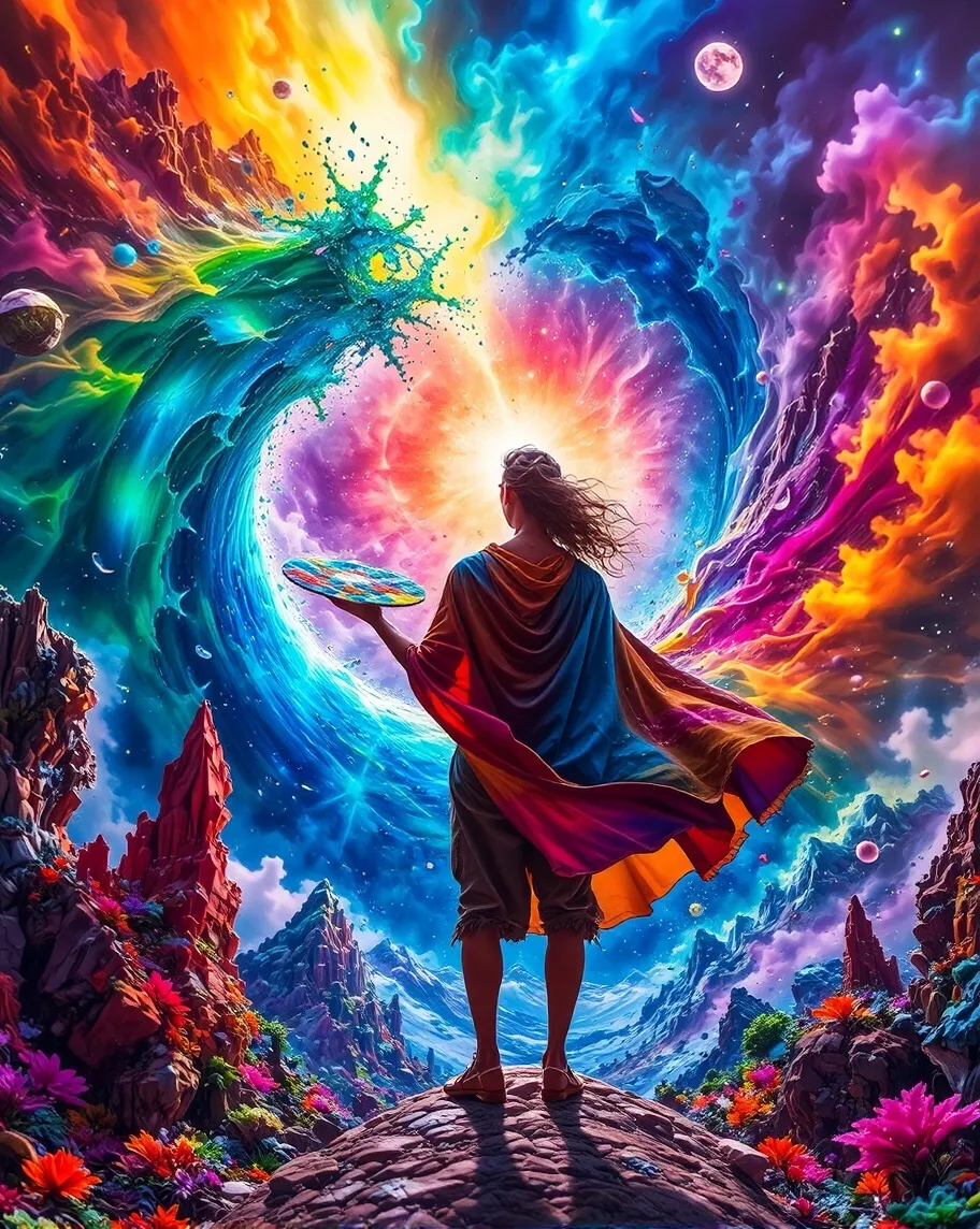 A breathtaking digital painting - Free AI Photo Generator - starryai