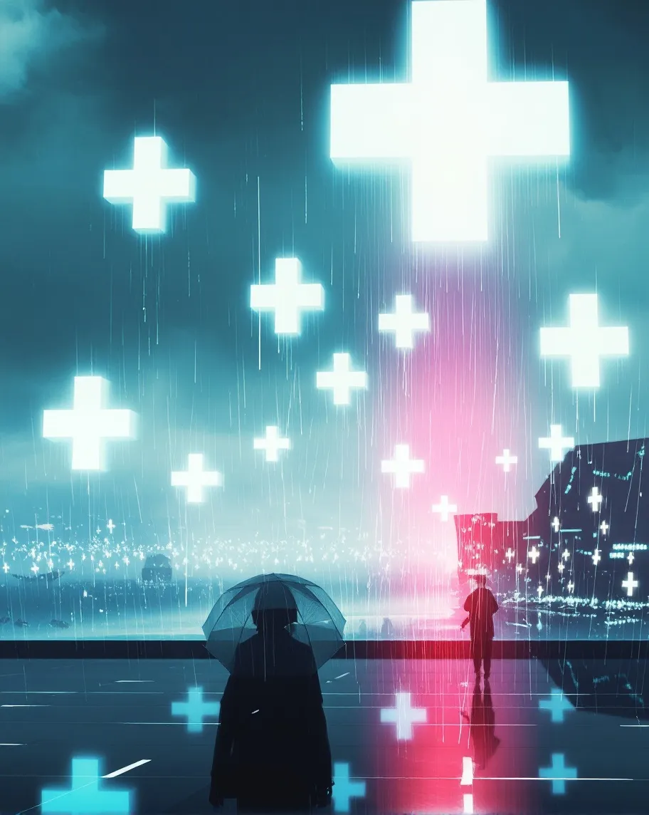 A surreal landscape where glowing - Free AI Photo Generator - starryai