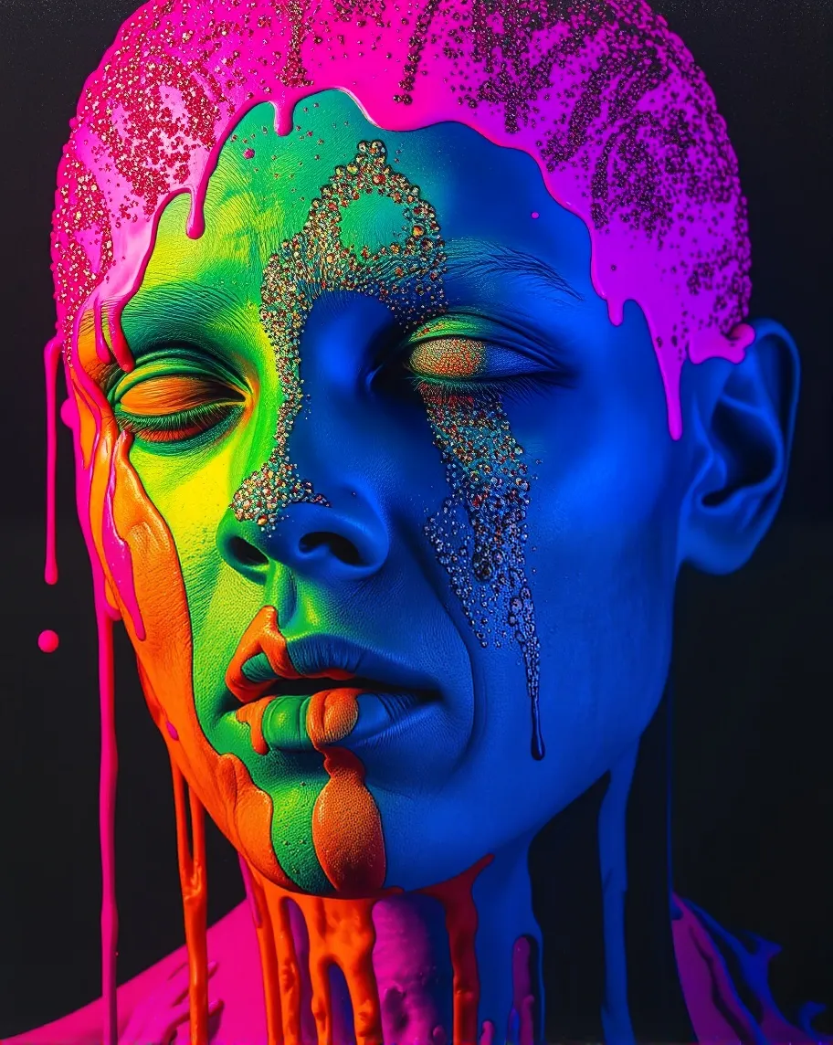 A hyper-realistic surreal digital - Free AI Photo Generator - starryai