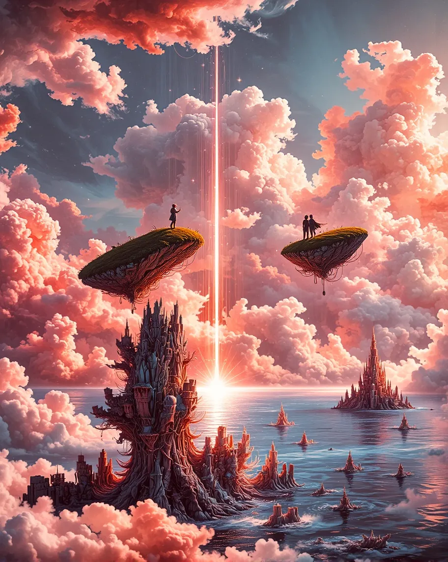 Imagine a vast, pastel-colored - Free AI Photo Generator - starryai