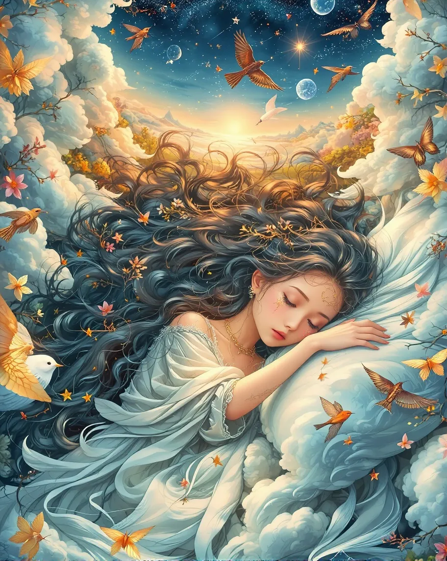 10. “Illustrate a tranquil where - Free AI Photo Generator - starryai