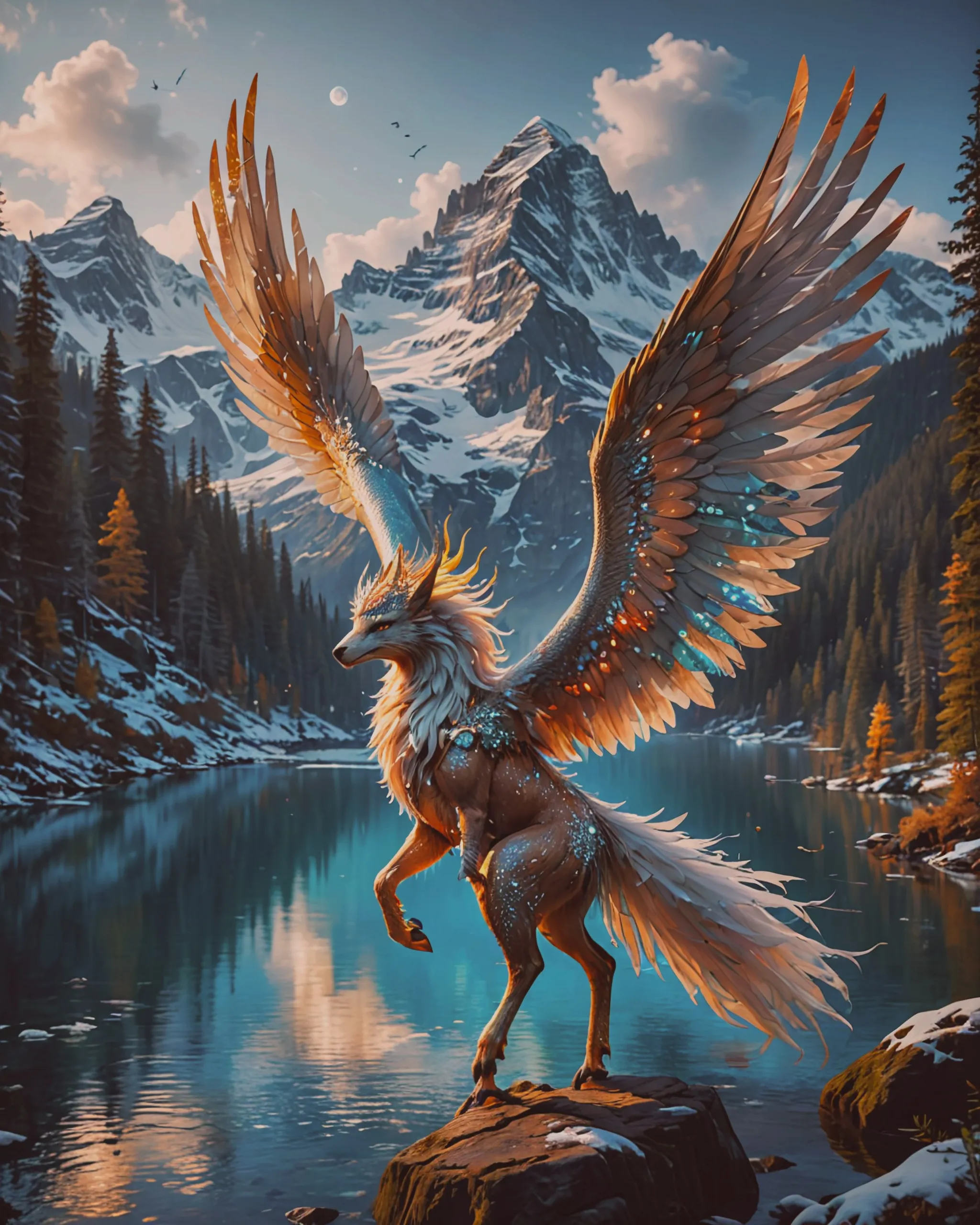 A fantastic looking creature low - Free AI Photo Generator - starryai