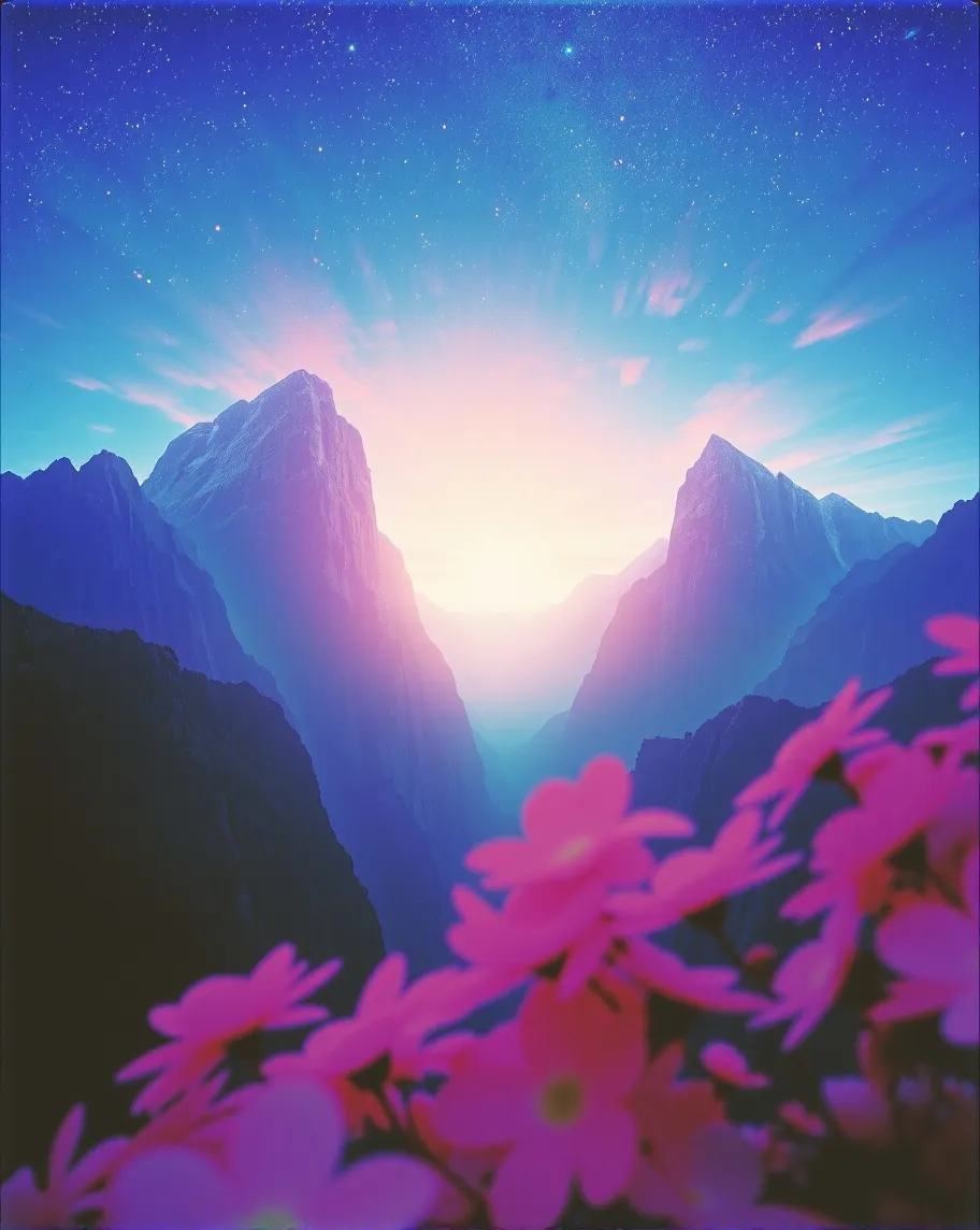 Mystic Mountains - Free AI Photo Generator - starryai