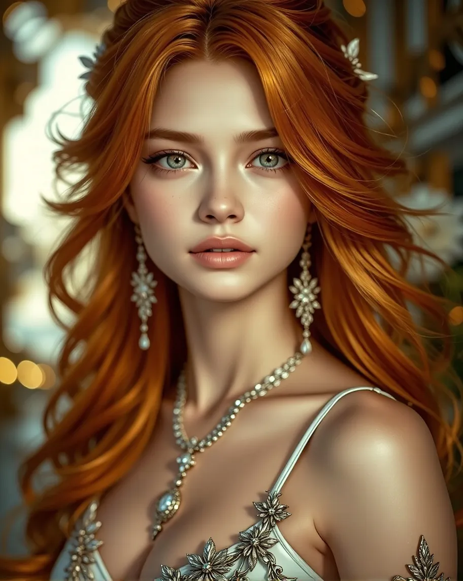 Beautiful woman. Gorgeous 25 Long - Free AI Photo Generator - starryai