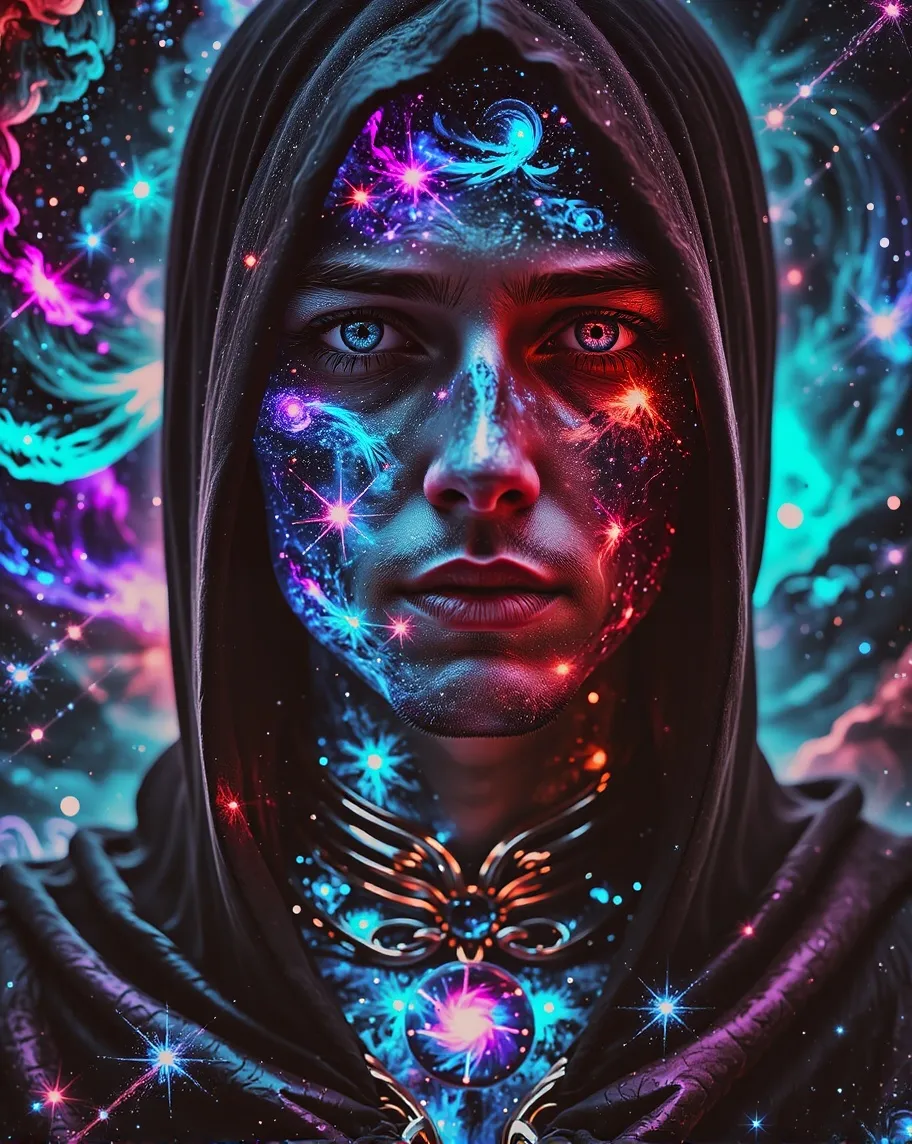 Create a close-up image a Cosmic - Free AI Photo Generator - starryai