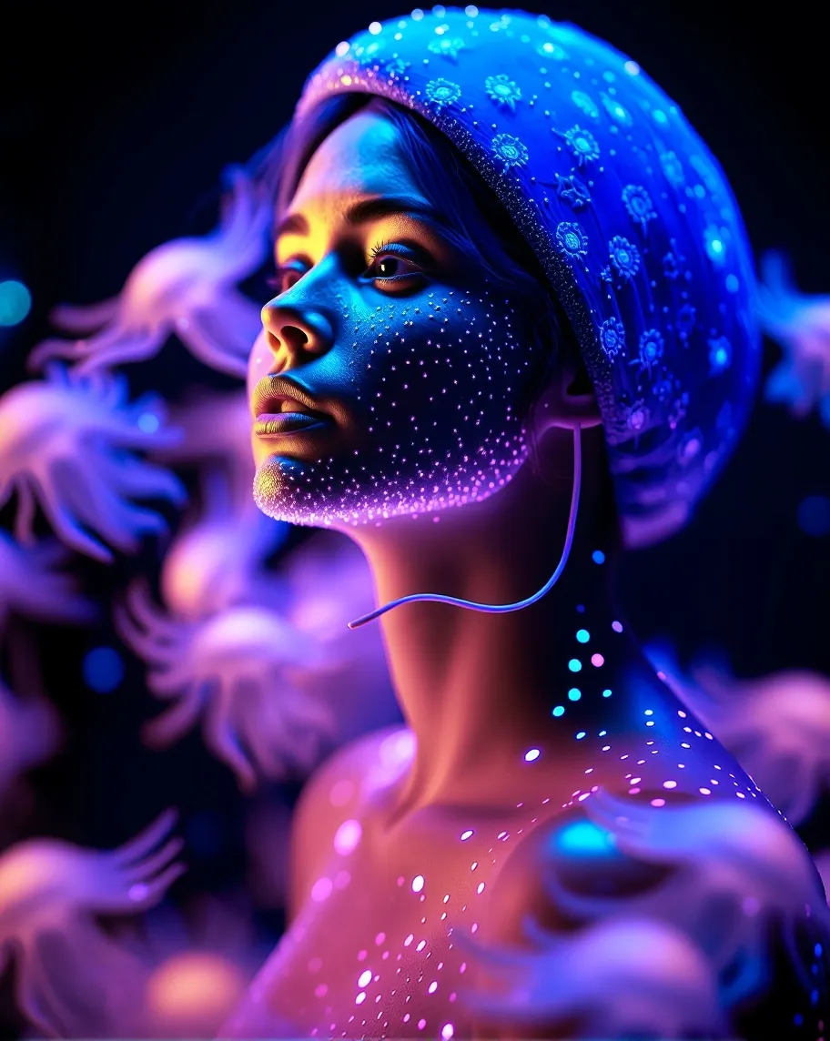 A jellyfish beautiful woman jelly - Free AI Photo Generator - starryai