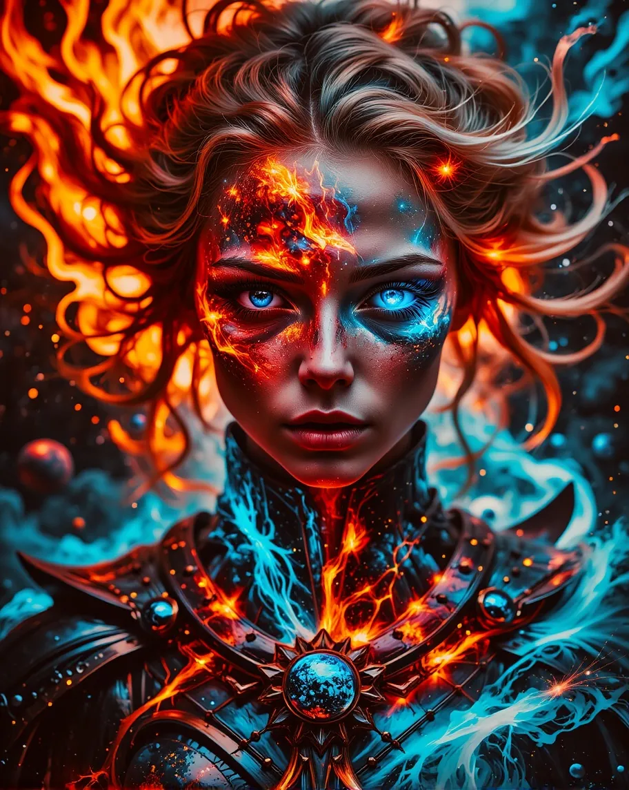 “A striking fantasy portrait a on - Free AI Photo Generator - starryai