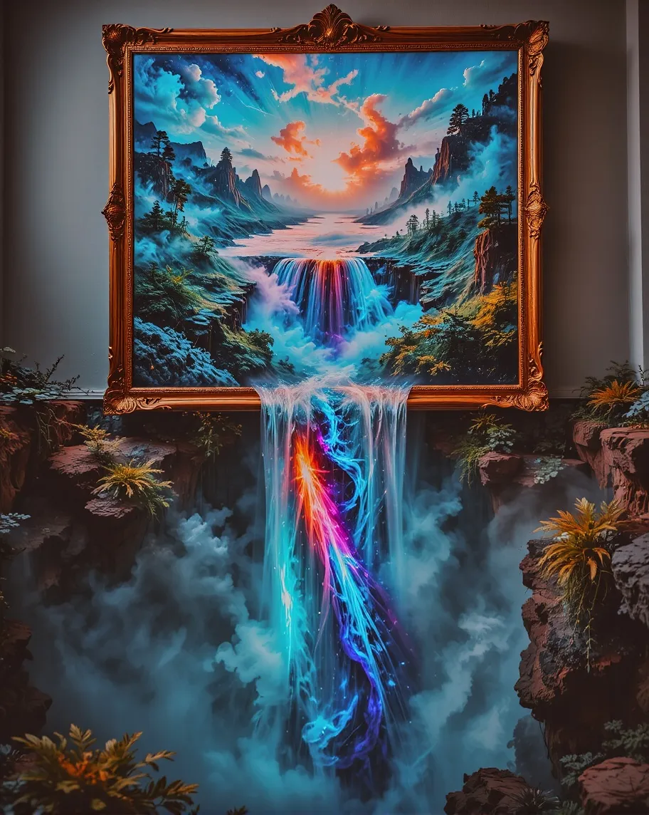A surreal scene a large, ornate - Free AI Photo Generator - starryai