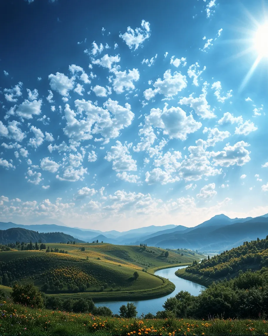 Imagine a serene daytime where - Free AI Photo Generator - starryai