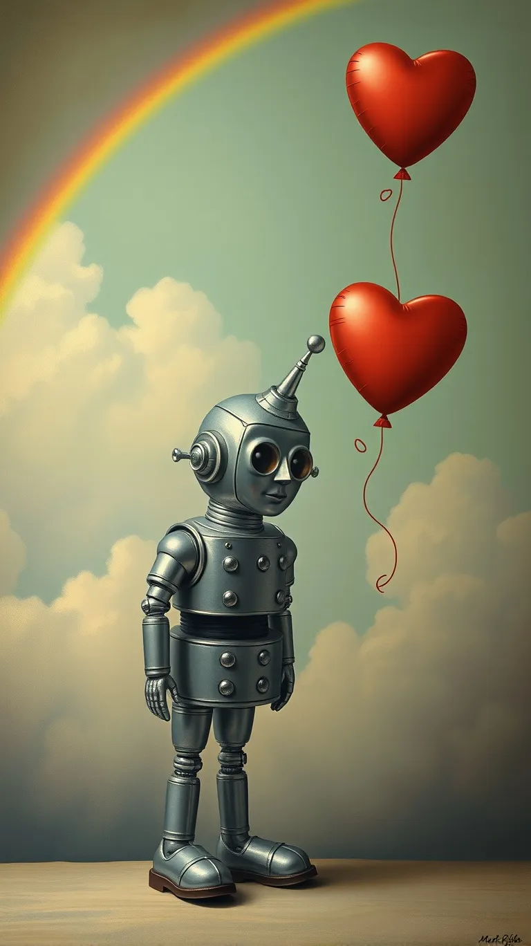 Lowbrow pop surrealism, style tin - Free AI Photo Generator - starryai