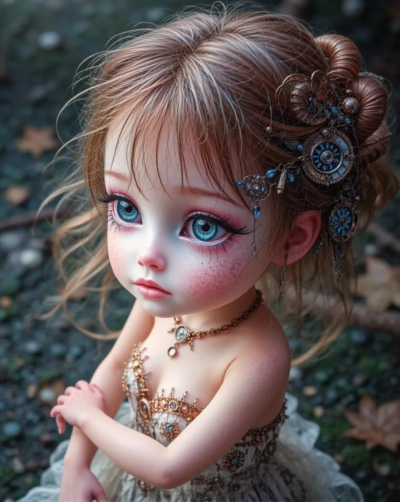A wind up doll. Oversized wind up - Free AI Photo Generator - starryai
