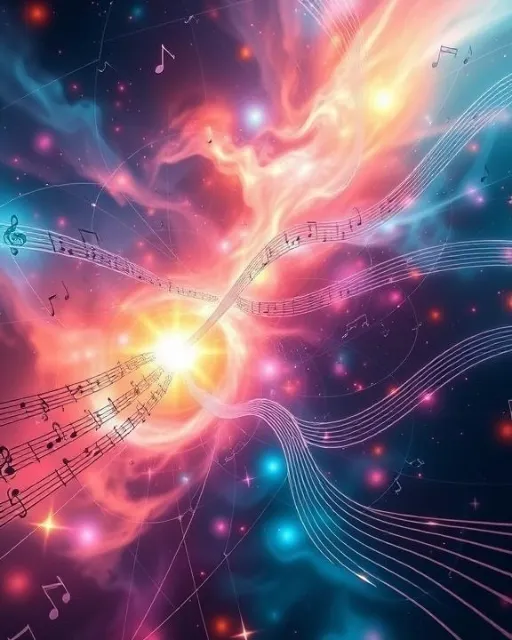 Synesthetic Nebula Voyage - Free AI Photo Generator - starryai