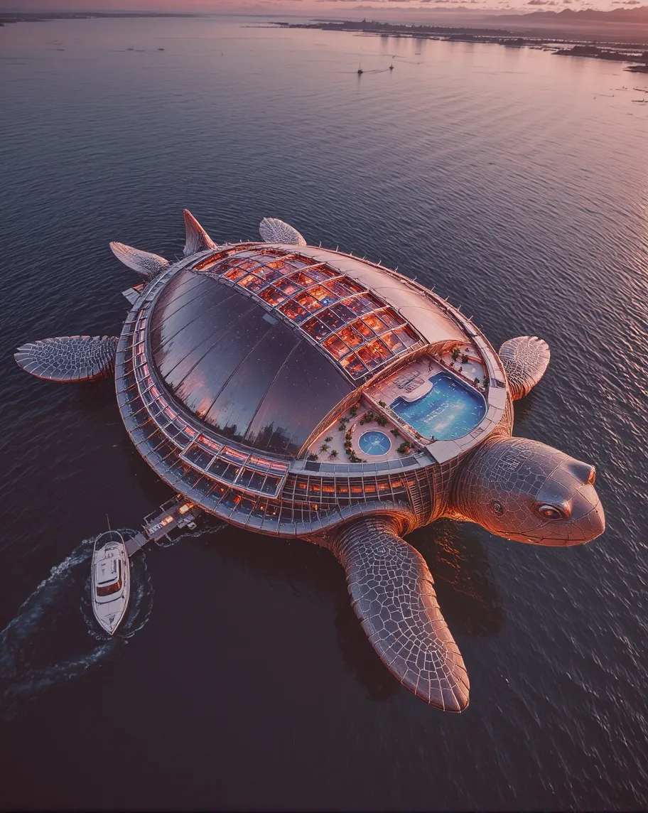 Turtle Island Resort A tropical - Free AI Photo Generator - starryai