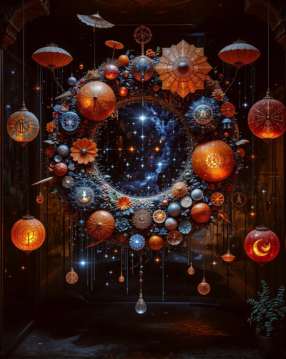 Alchemist’s Celestial Garden - Free AI Photo Generator - starryai