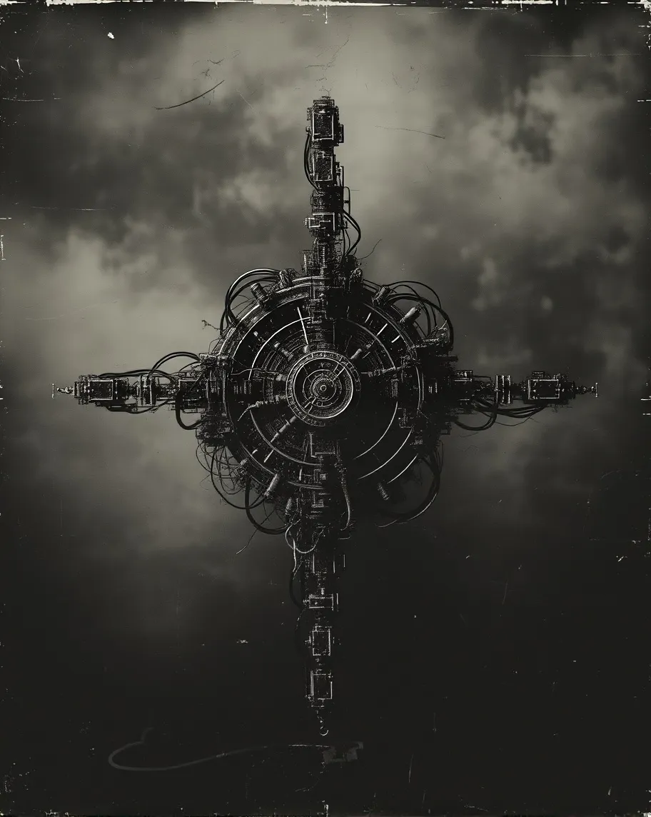 intricate gothic emblem against - Free AI Photo Generator - starryai
