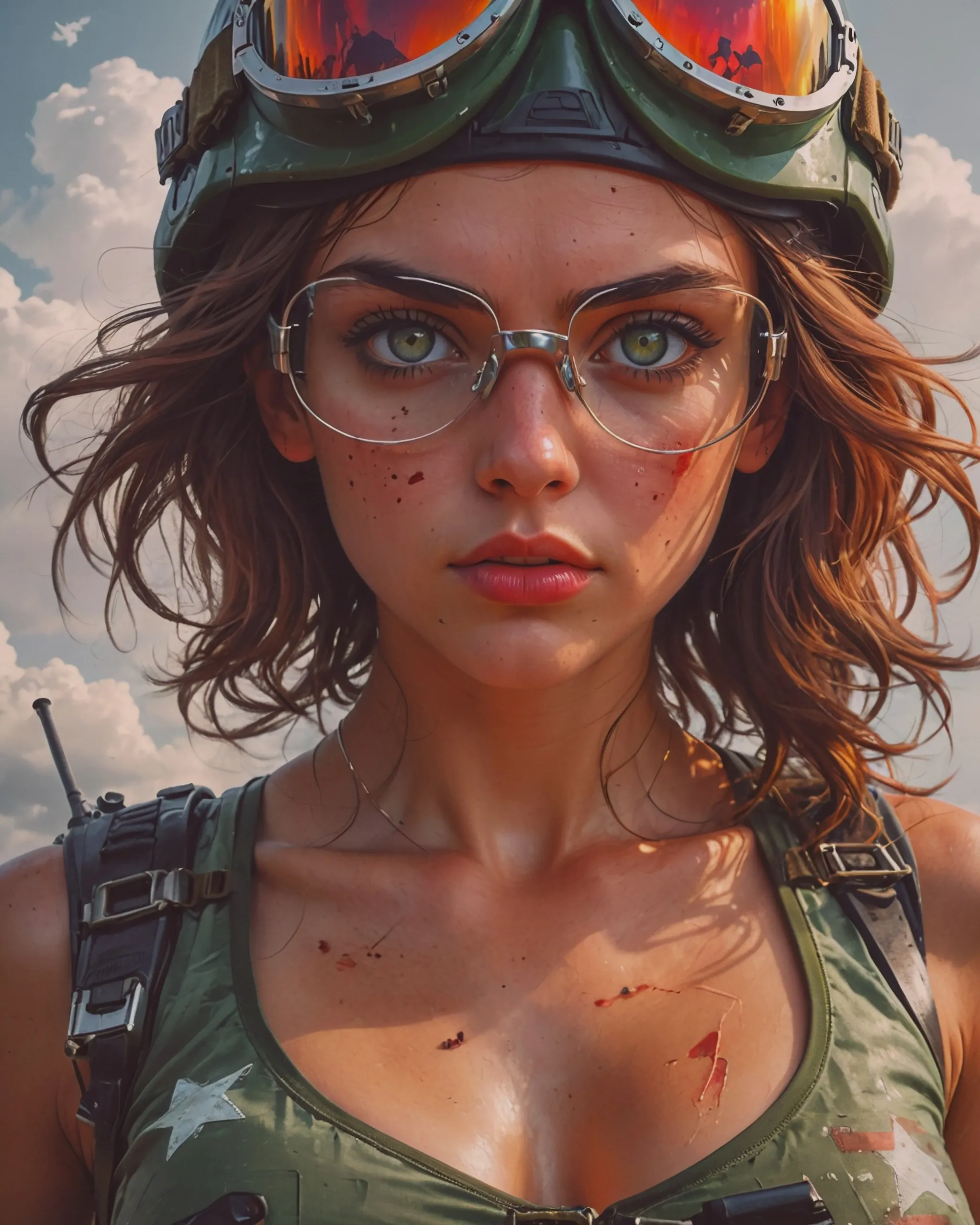 Digital illustration a young long - Free AI Photo Generator - starryai