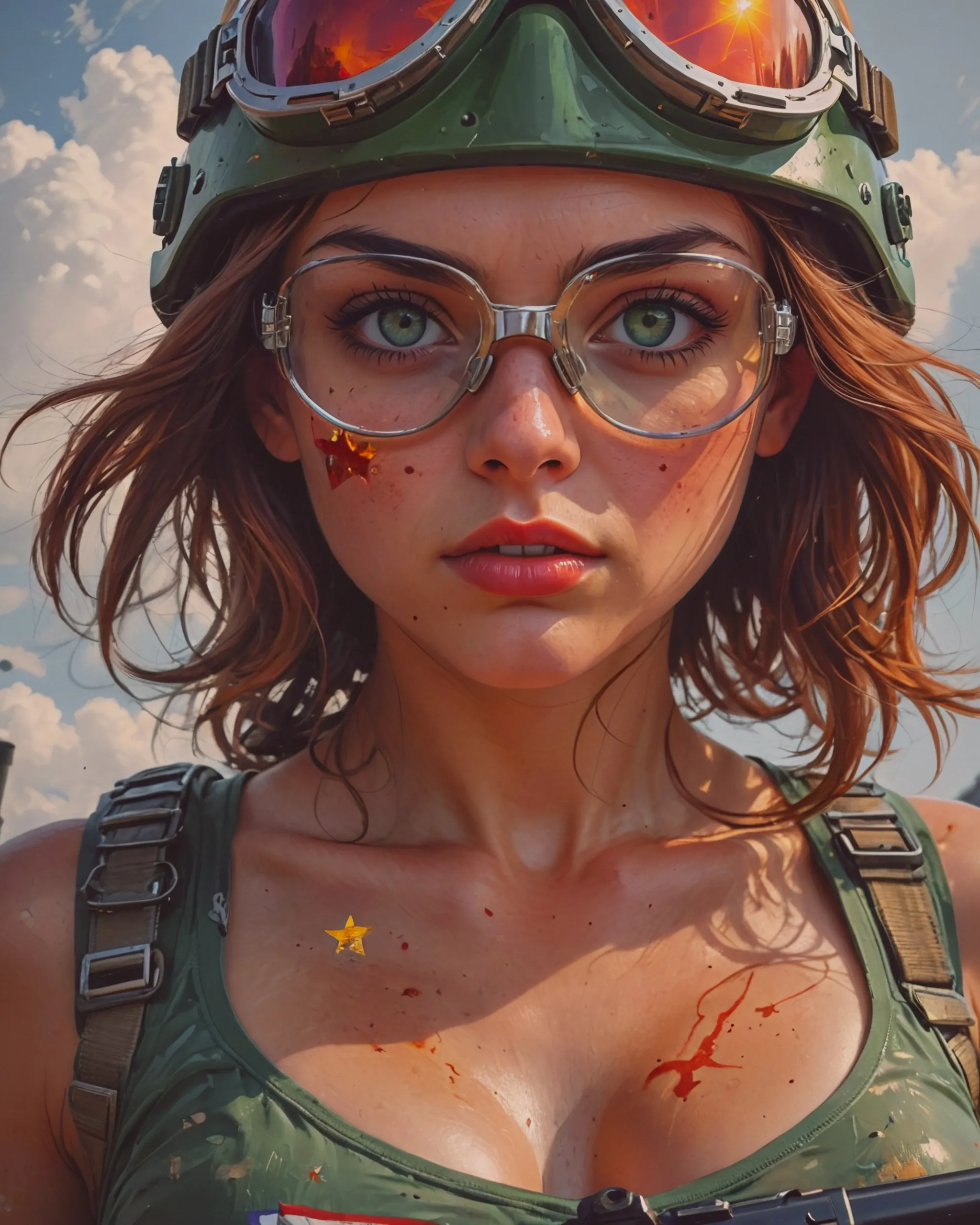 Digital illustration a young long - Free AI Photo Generator - starryai