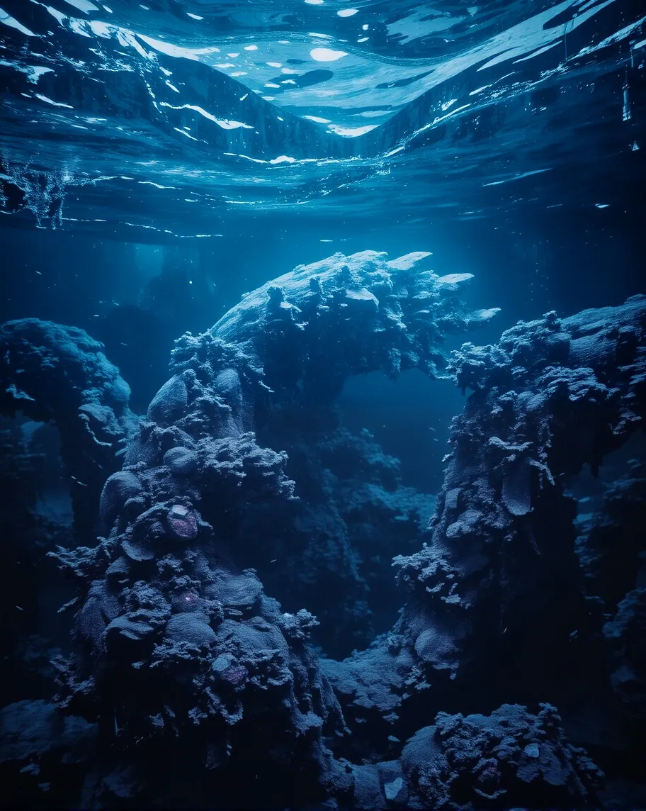 A Mysterious Ocean - Free AI Photo Generator - starryai