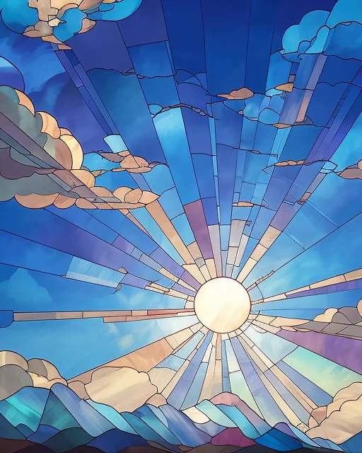 Great reason Blue Sky clouds - Free AI Photo Generator - starryai
