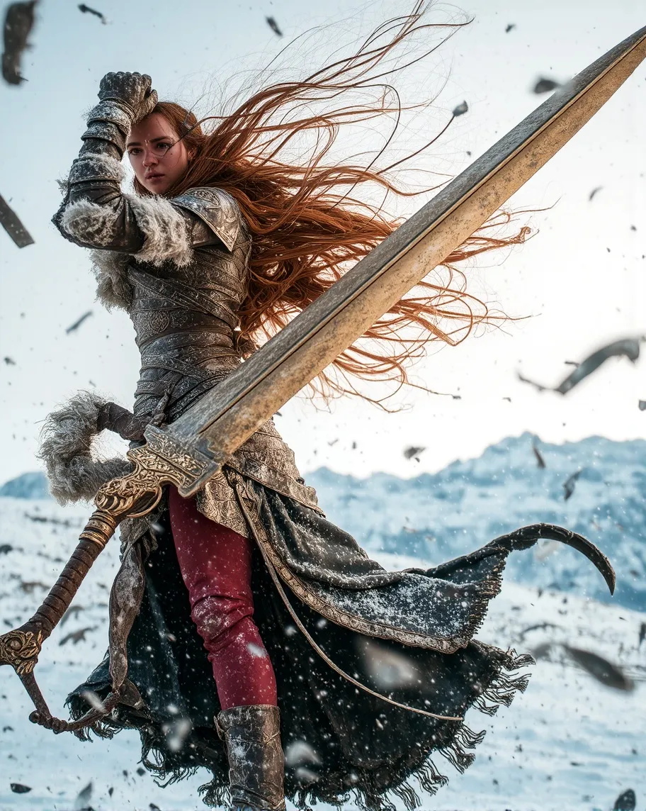 Sword dance - Free AI Photo Generator - starryai