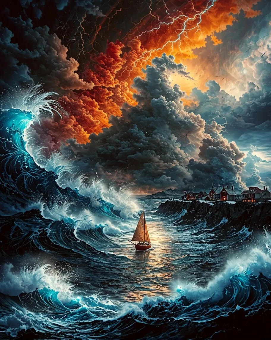 Haunting Storm - Free AI Photo Generator - starryai